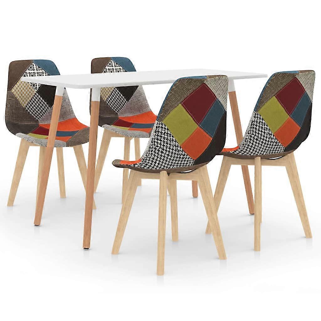 vidaXL 5-delige Eethoek meerkleurig