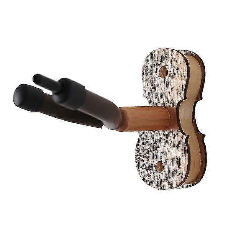 Violin-Silhouette Wood Wall Hook