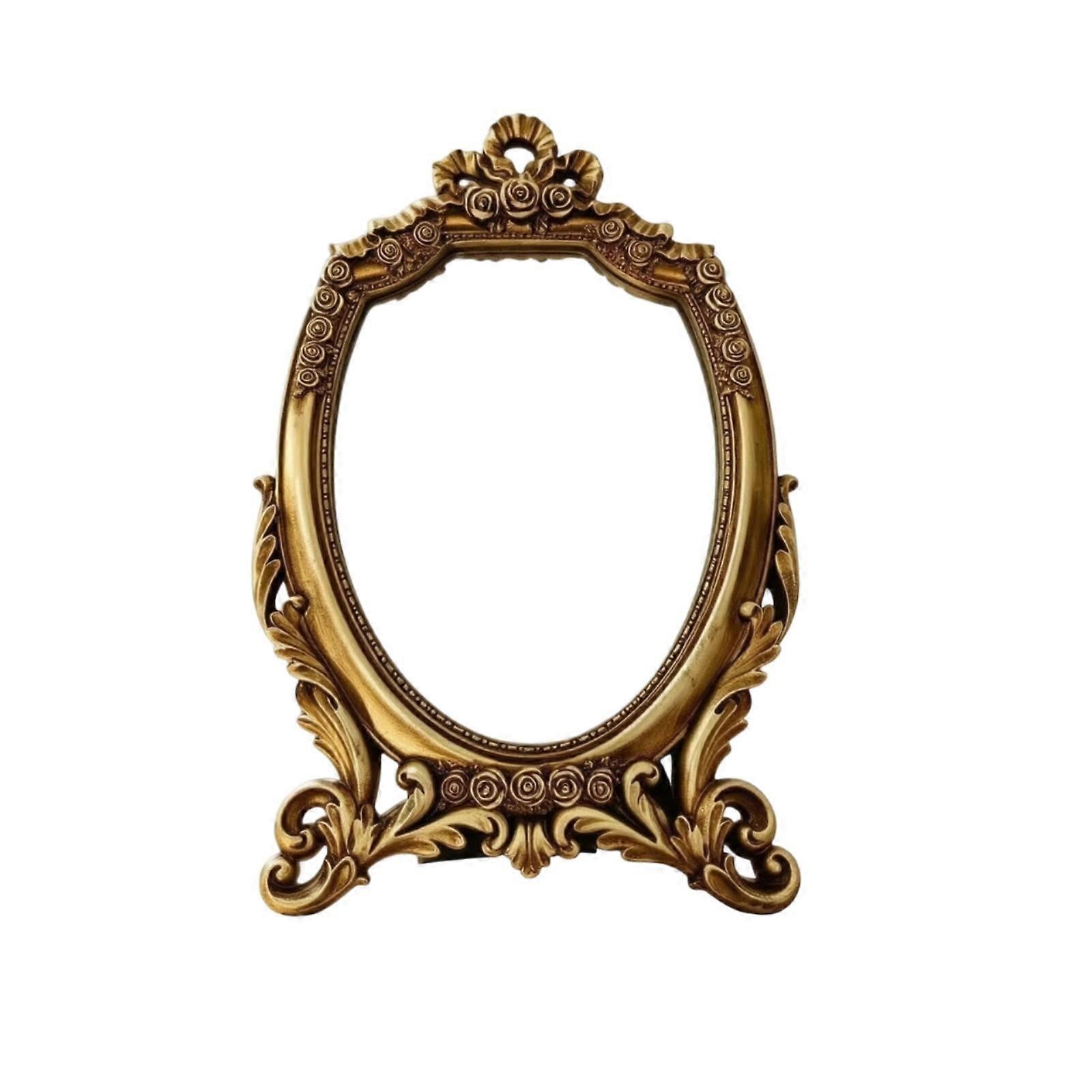 Baroque Tabletop Mirror Vintage for Vanity