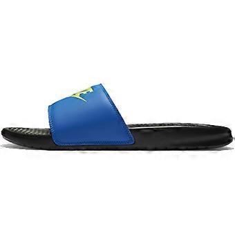 Chinelo Nike Benassi JDI com Sola de Borracha Unissex Azul e Preto 818736-074