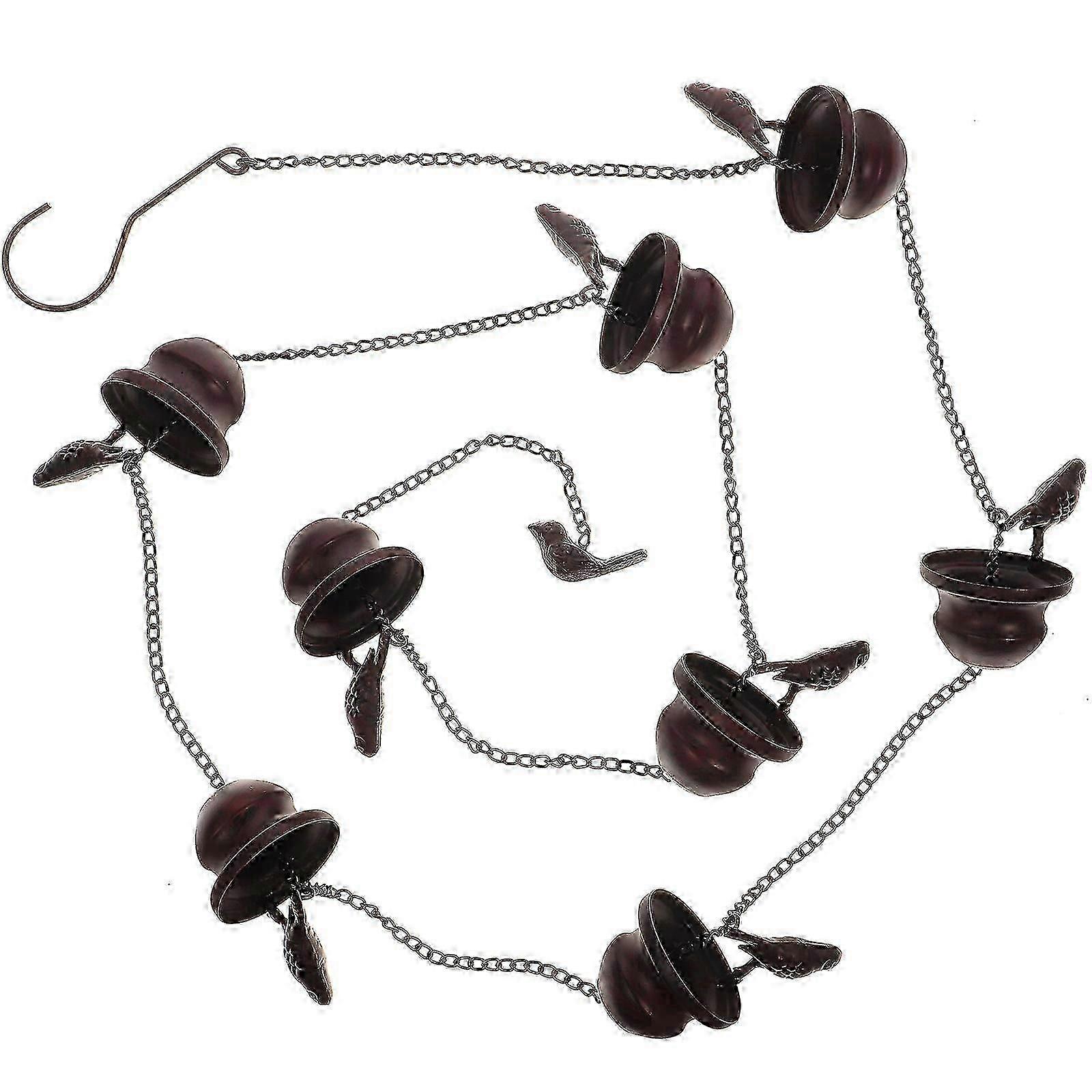 Corrente de chuva estilo clássico para jardim, design de laço longo, 60 polegadas (152 cm) AID