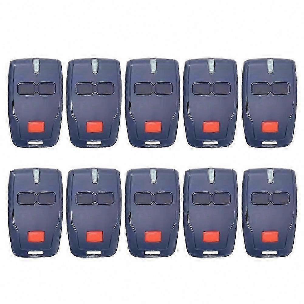 10-Pack 2-Button Remote Control 433MHz Rolling Code Compatible with BFT MITTO 2, MITTO 4