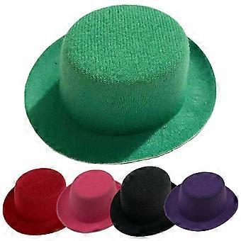 Doll Mini Hats for DIY Craft 20Pcs Assorted Color Eva Decorative Hats