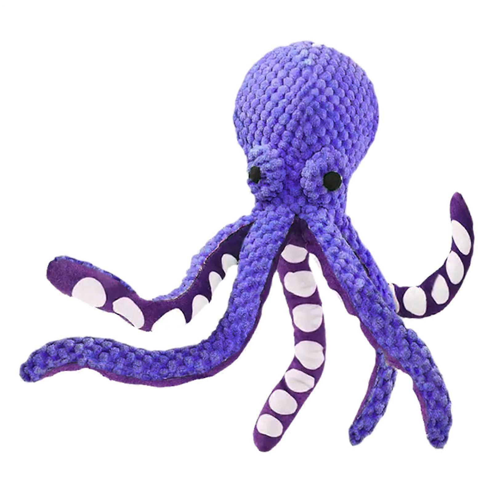 Chew-Resistant Squeaky Octopus Toy