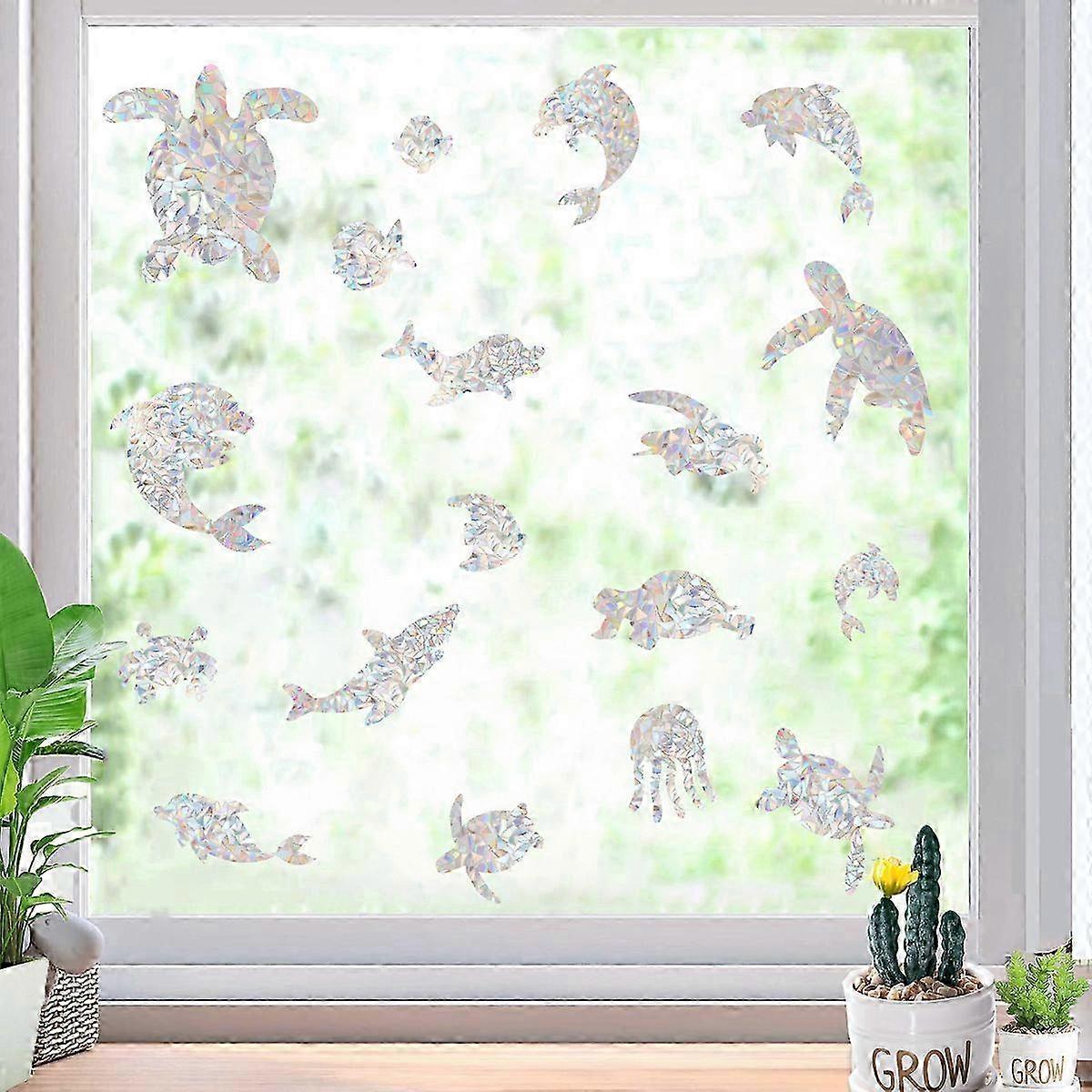 Reusable Sea Animal Static Cling Decals