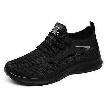 Grote maat 48 herenschoenen, grote maten casual schoenen, Fly-constructie mesh schoenen, ademende sportschoenen