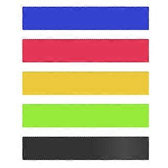 Bandes de résistance élastiques et réglables, idéales pour les exercices à la maison et en voyage.