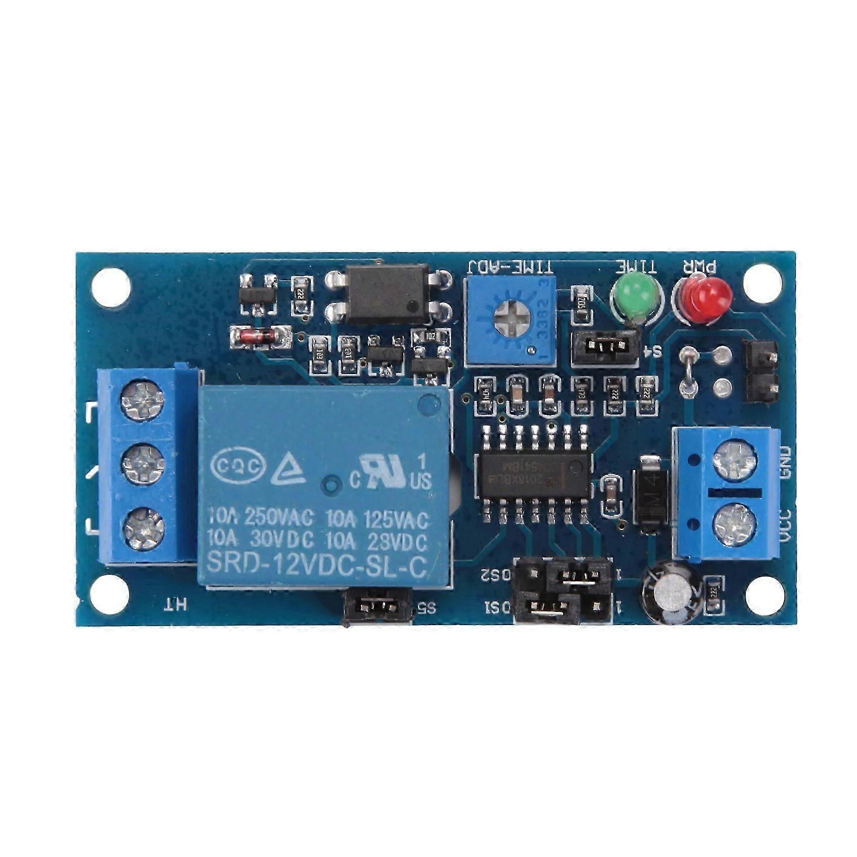 12V DC Delay Relay Delay Turn on / Delay Turn Off Switch Module with Timer-Good