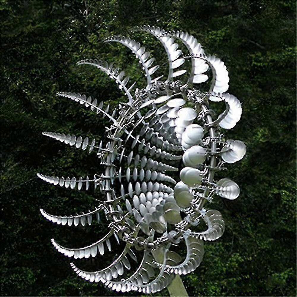 Dual-Tier Metal Wind Spinner