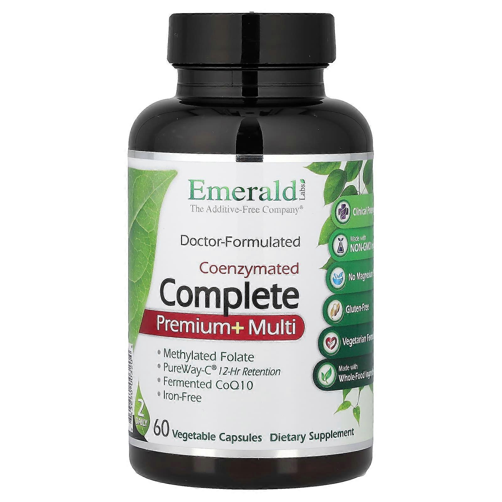 Emerald Laboratories, Complete Premium+ Multi, 60 Vegetable Caps