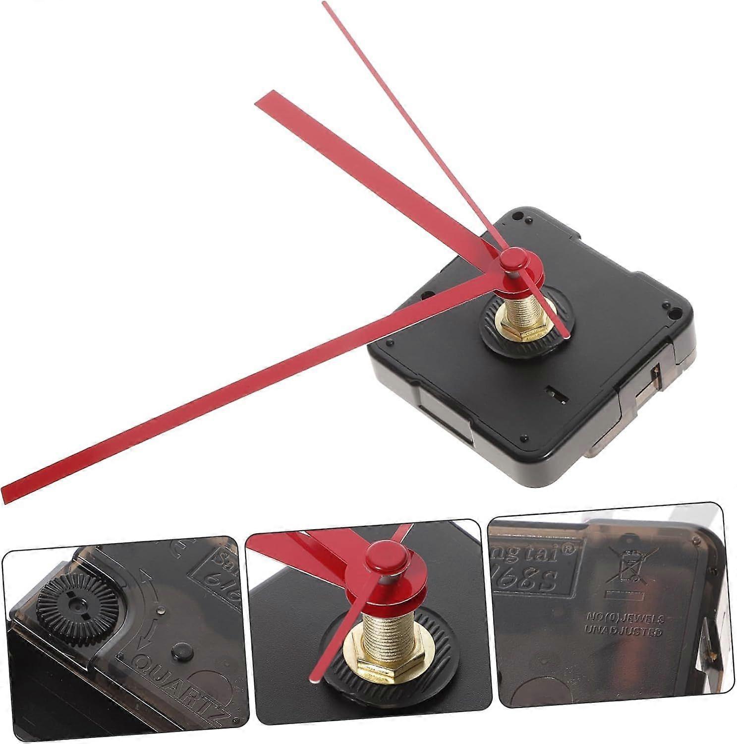 Silent Red Movement Replacement for Kits Hand Clock DIY