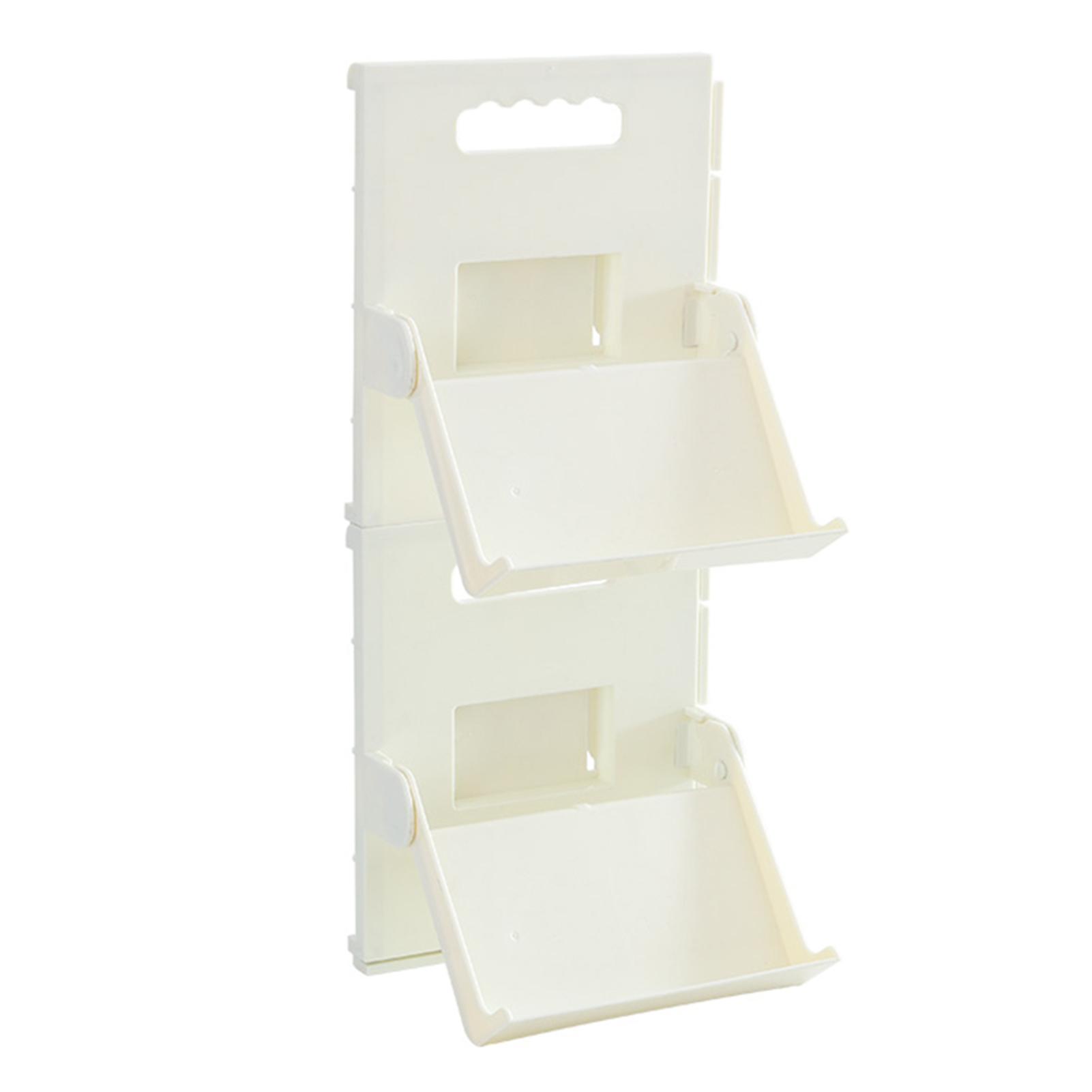 2pcs Vertical Stackable Shoes Rack Foldable Space-saving Shoe Stand Shelf Organizer New