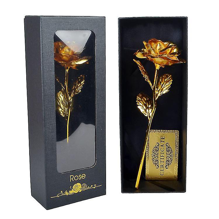 Gold Eternity Rose In Gift Box