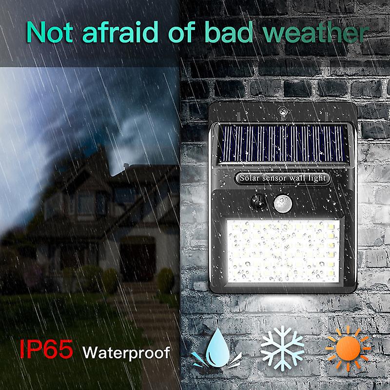 140led Solar Motion Sensor Light Outdoor Wall Lights For Garden Yard Patio