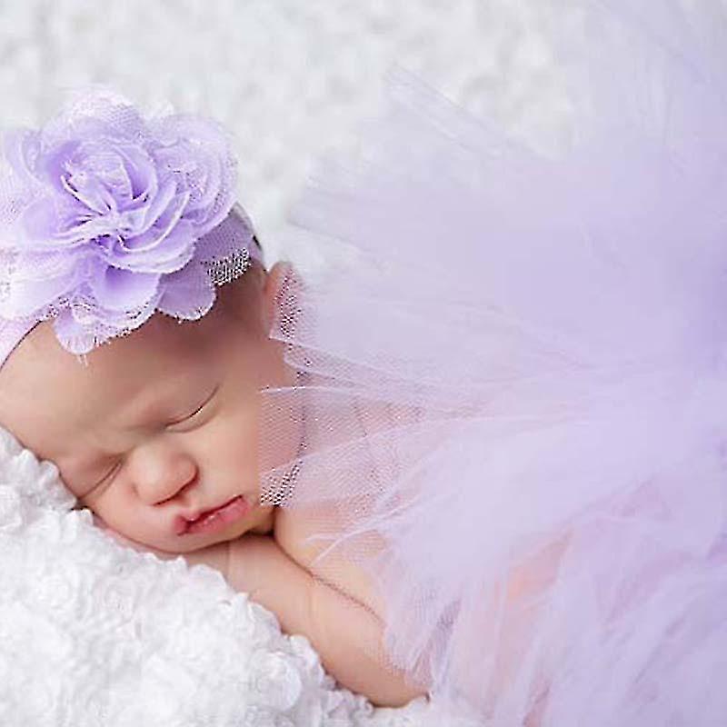 Flower Purple Infant Tutu Newborn Baby Tutu Skirt Fruugo IE