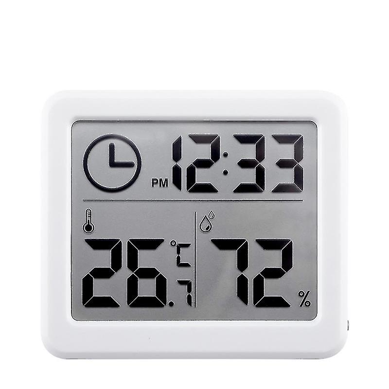 Thermometer Hygrometer Automatic Electronic Temperature Humidity Monitor Clock