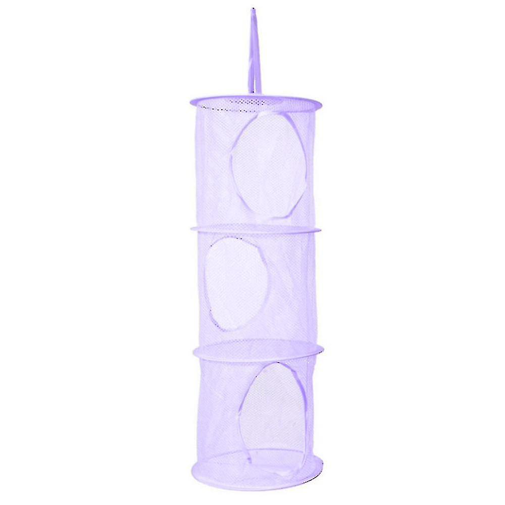 3 Tier Hanging Storage Baskets Mesh Nets Bathroom Organizers