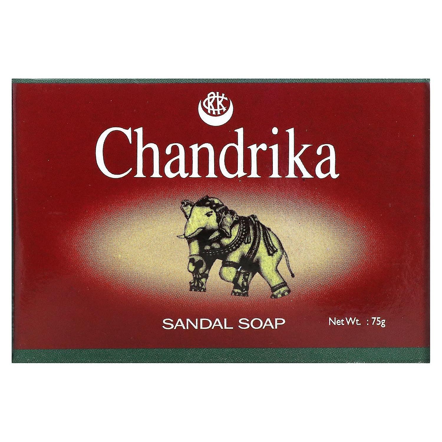 Chandrika Soap, Chandrika Sandal Bar Soap, 75 g