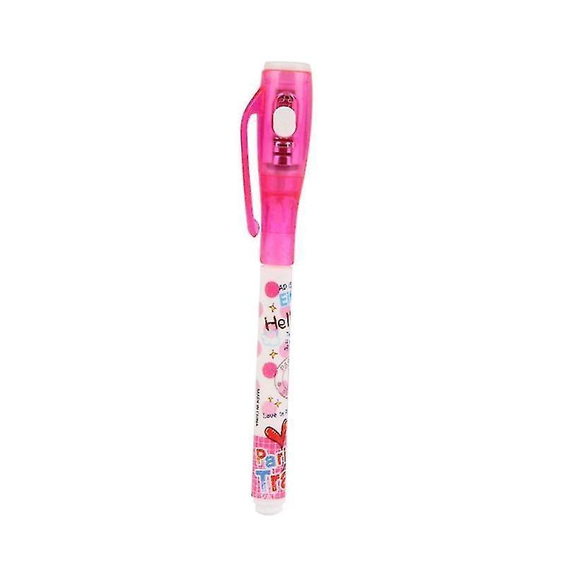 Pink White Creative Uv Light Invisible Ink Marker Pen