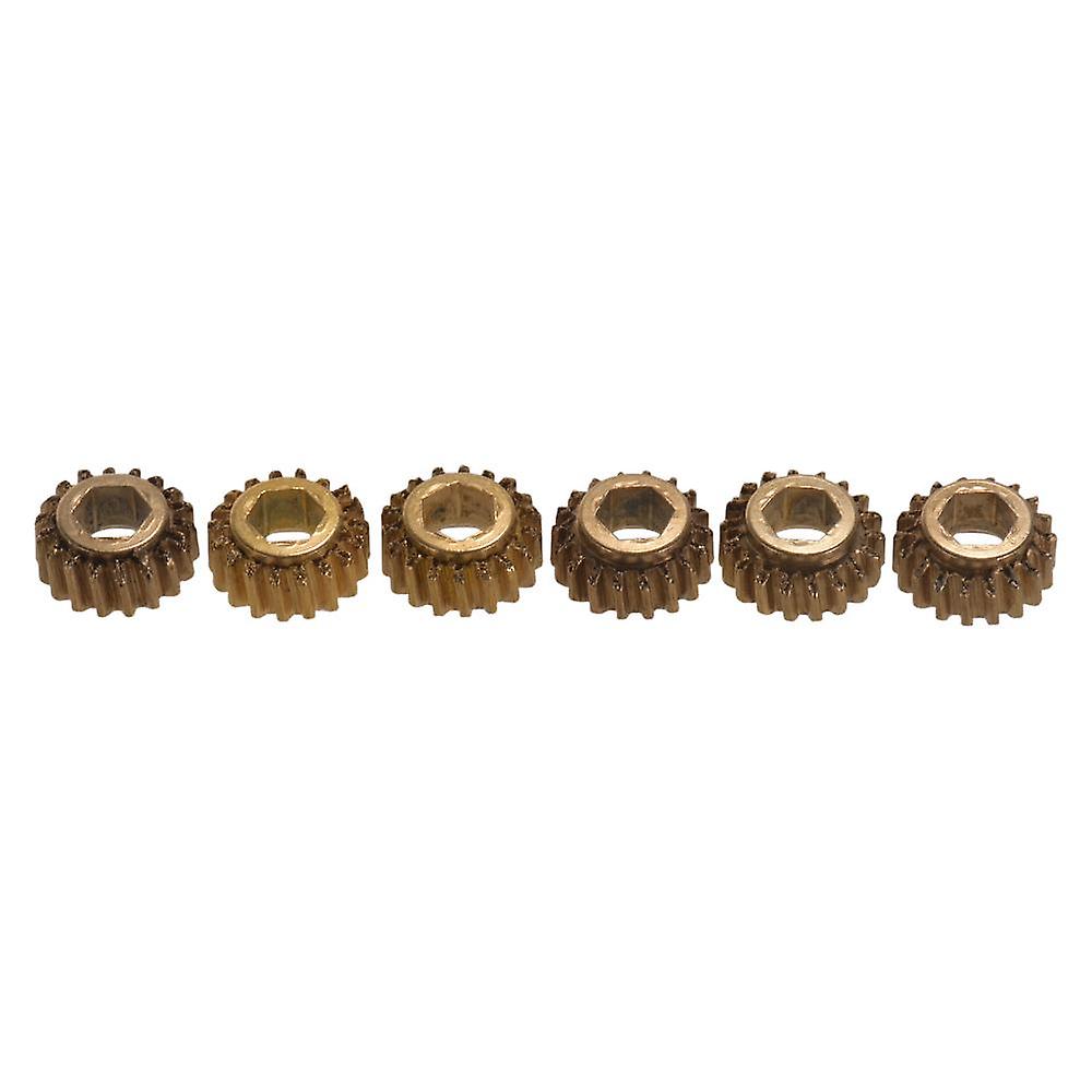 6pcs Guitar String Tuners Tuning Pegs Keys Machine Heads Mount Hex Hole Gear 1:18 Ratio
