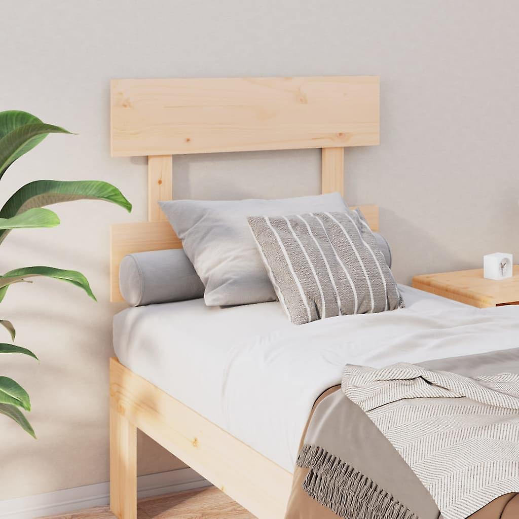 Headboard 93.5x3x81 cm solid pine wood
