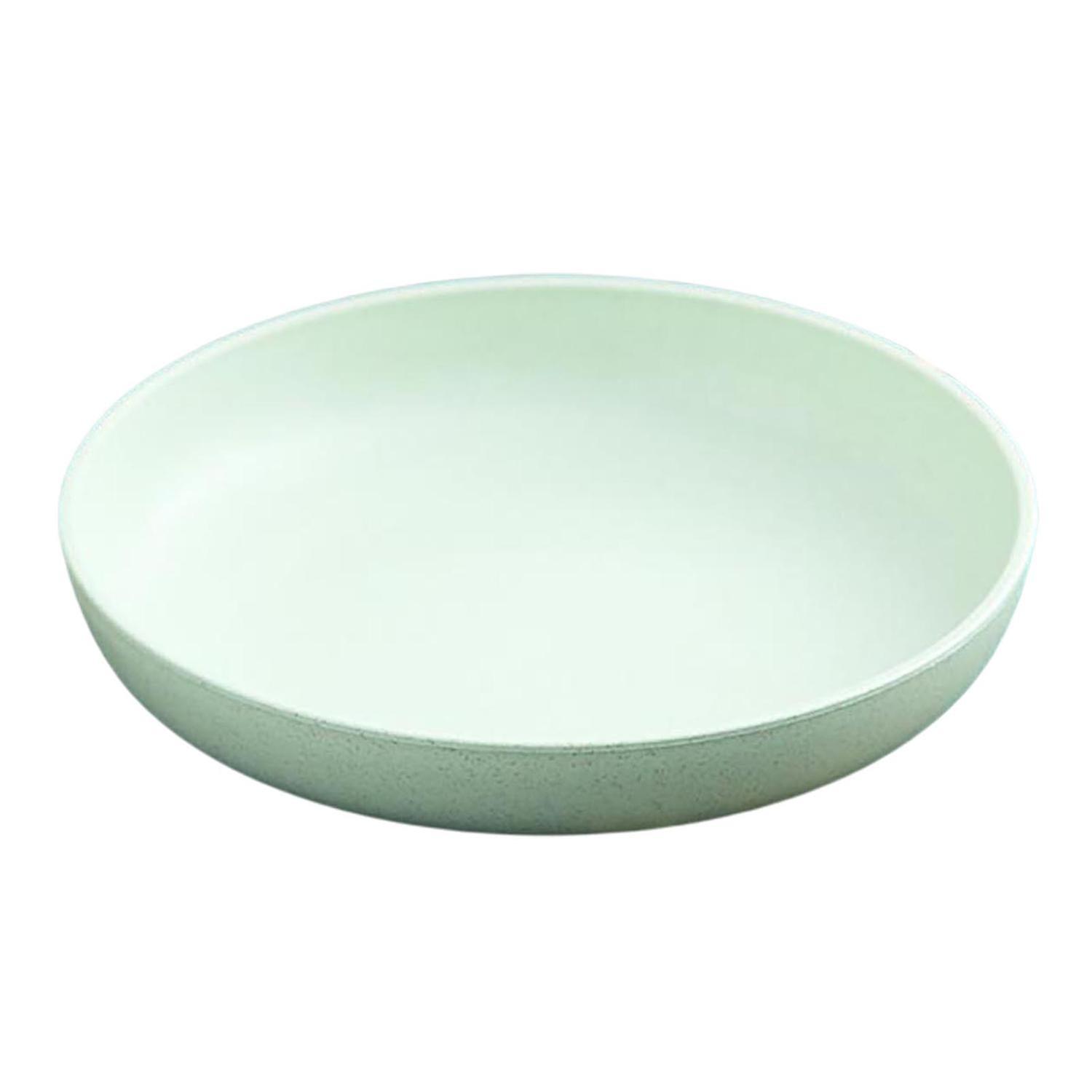 Dinner Plate Solid Color Microwave Safe Tableware Round Shape Food Plate Home Base Dinner Dish