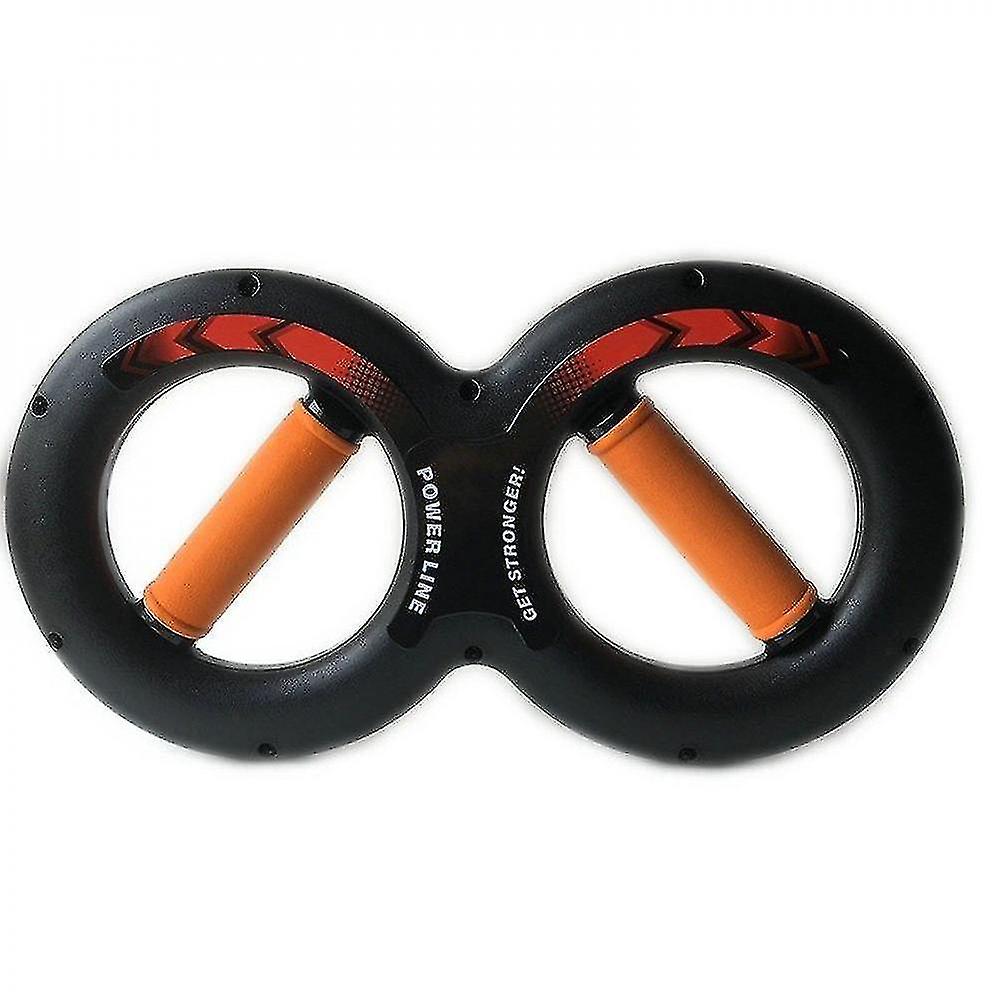 Orange 15kg 8 Shaped Hand Gripper Multi-functional Arm Strength Training Wrist Force Twisting Ring E