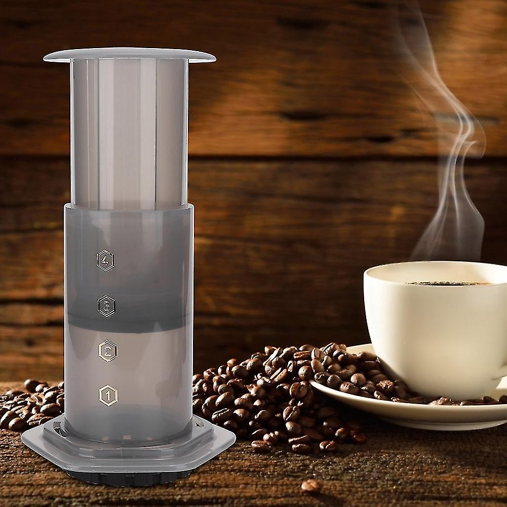 240ml Portable Plastic Coffee Maker with 400pcs Filters, Compact