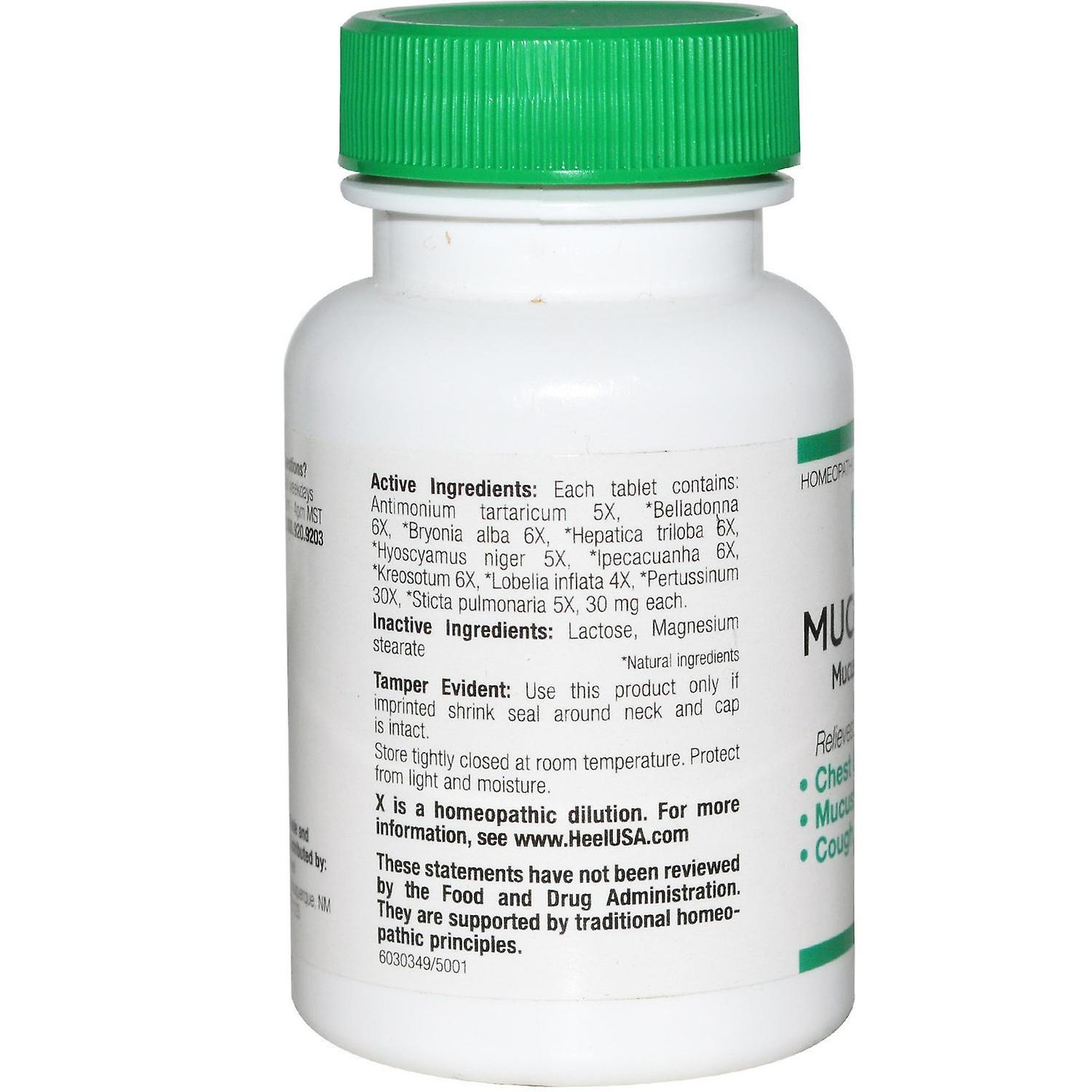MediNatura, BHI, Mucus Relief, 100 Tablets