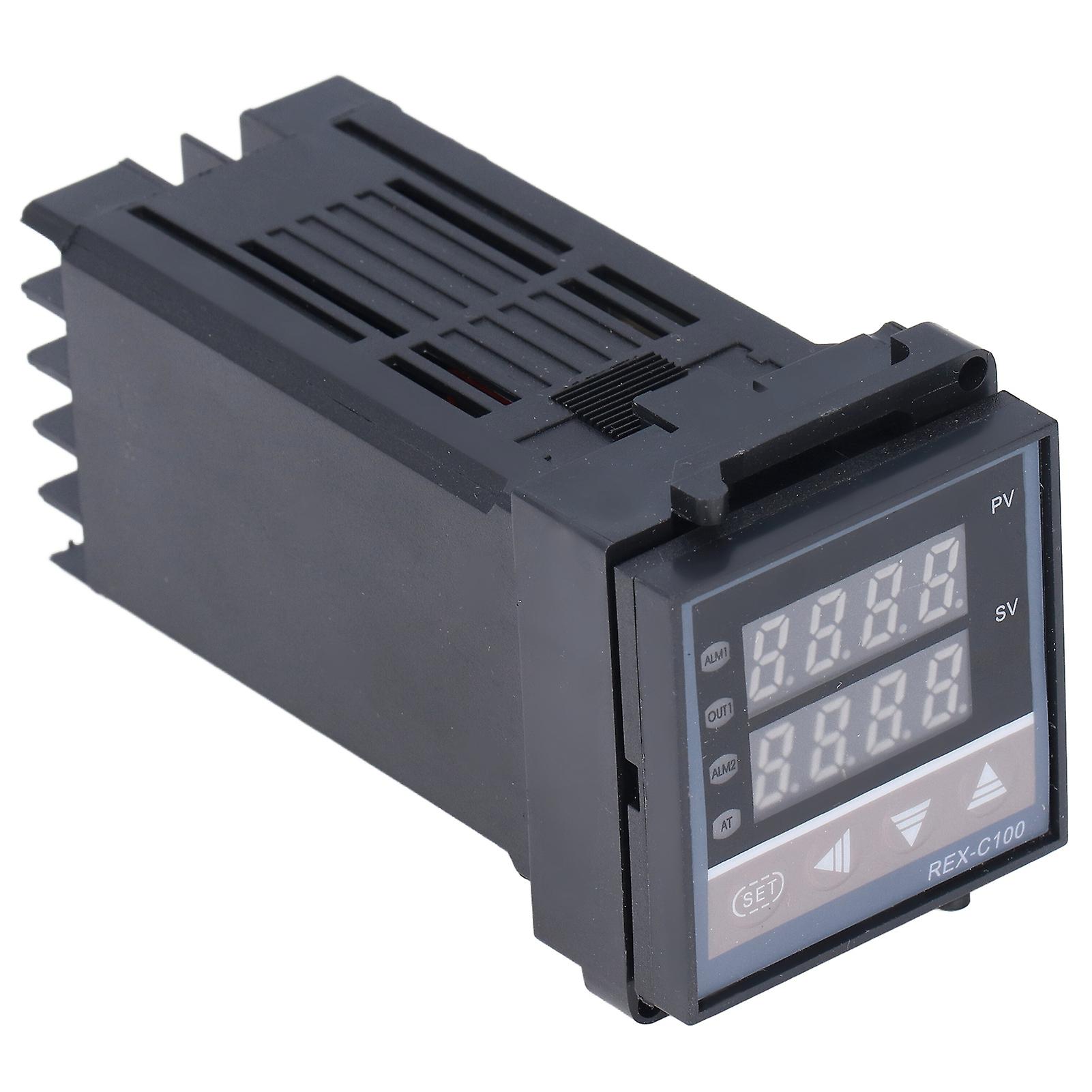 PID Temperature Controller Intelligent Digital Thermostat K Type REXC100FK02MxAN DA AC220V