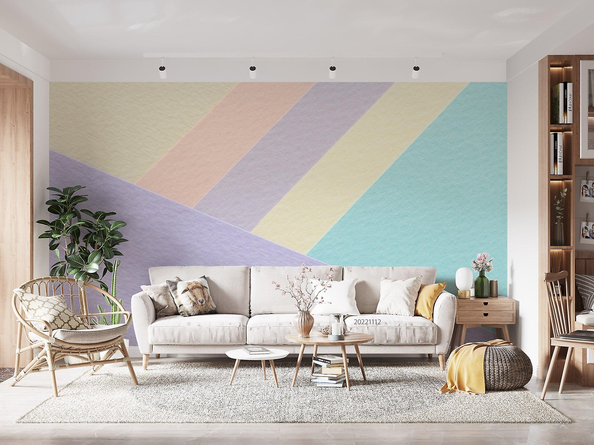 3D Abstract Colorful Geometric Background Wall Mural Wallpaper Gd 2434