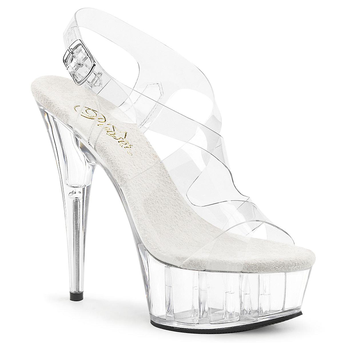 Pleaser Damesko Delight-630 Clr/Clr