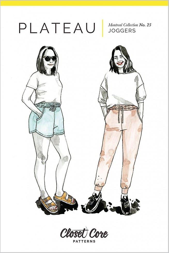 Closet Core Patterns Paper Sewing Pattern Plateau Joggers