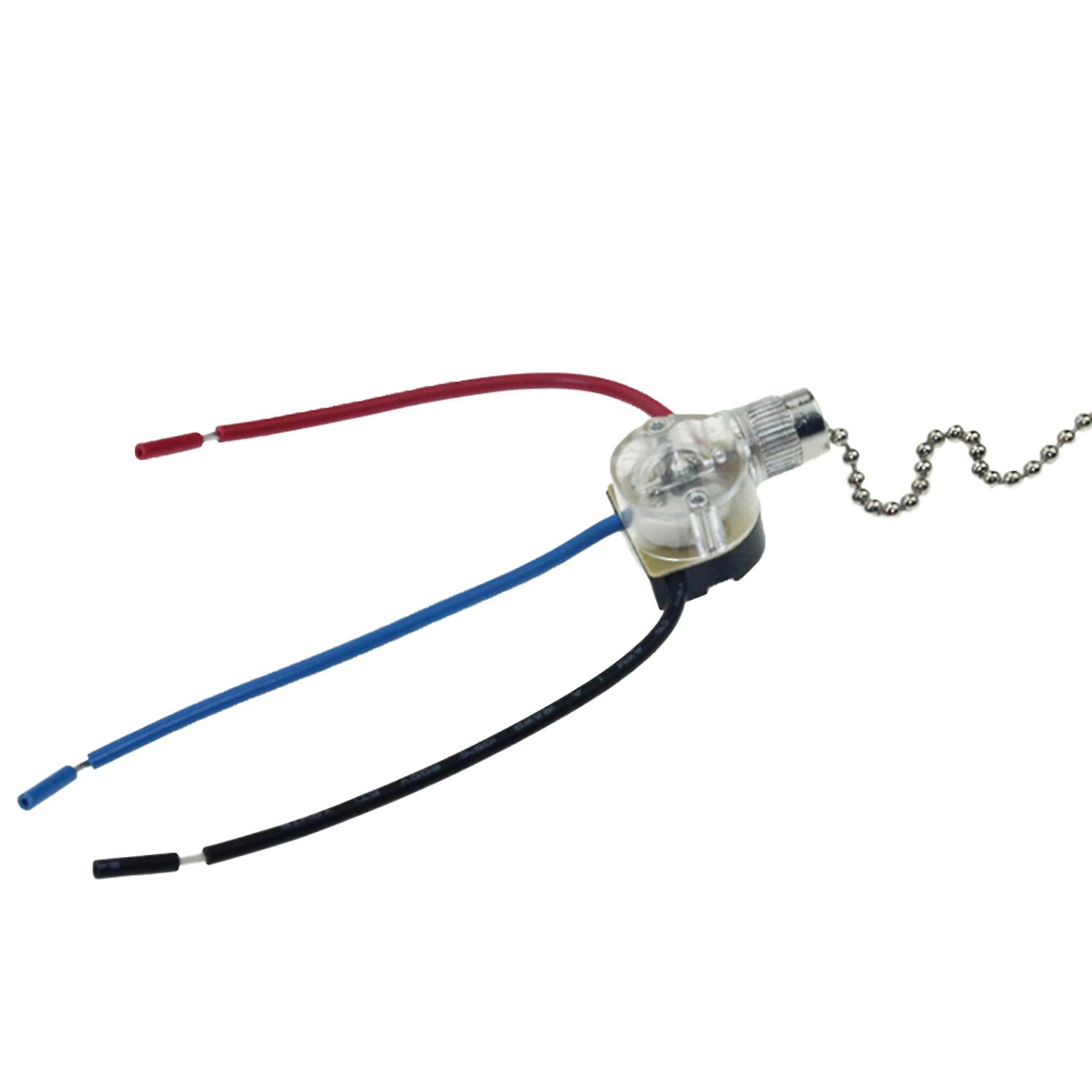 Replacement 3-Wire Beads Chain Wall Light Fan Ceiling Switch Pull Cord String