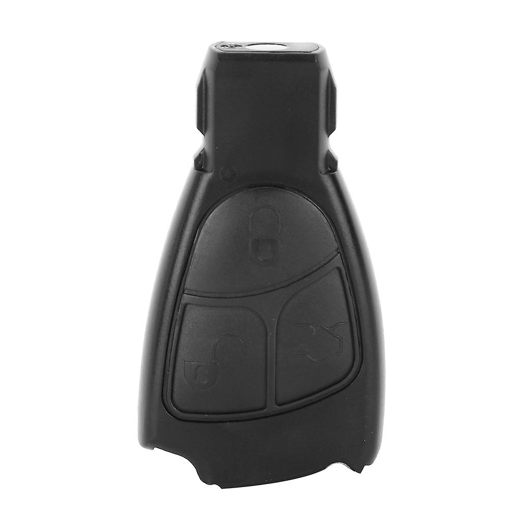 3 Buttons Car Key Fob Case Shell Black Replacement Fit for Mercedes Benz C E ML S CLK CL