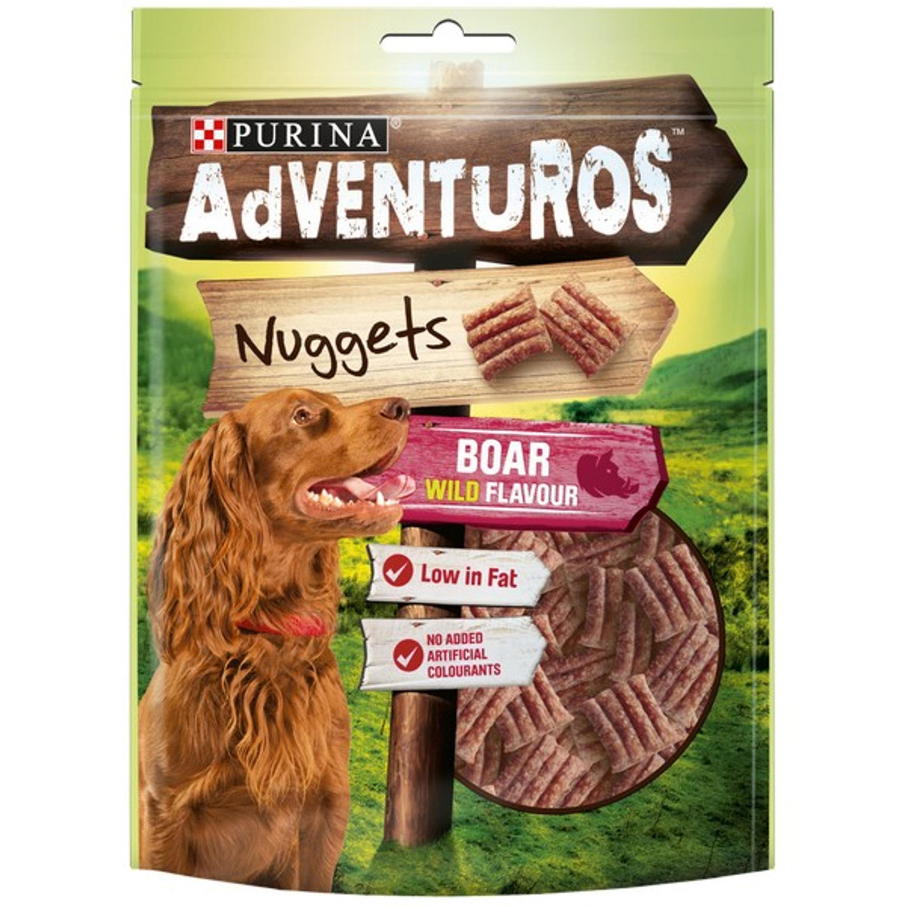 Purina Adventuros Nuggets Boar Dog Treat 6 x 90g
