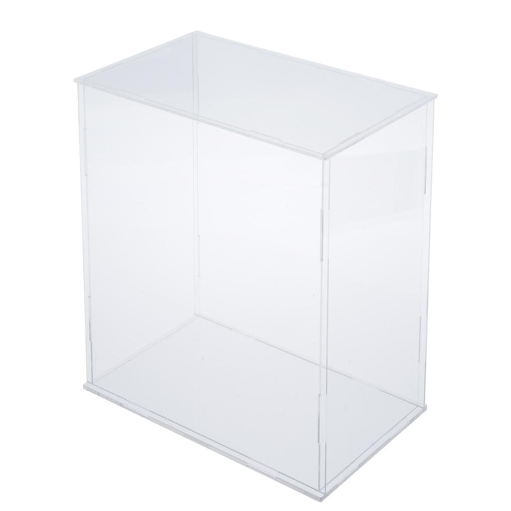 Clear Acrylic Toy Display Show Case Dustproof Box Protect Tool Transparent