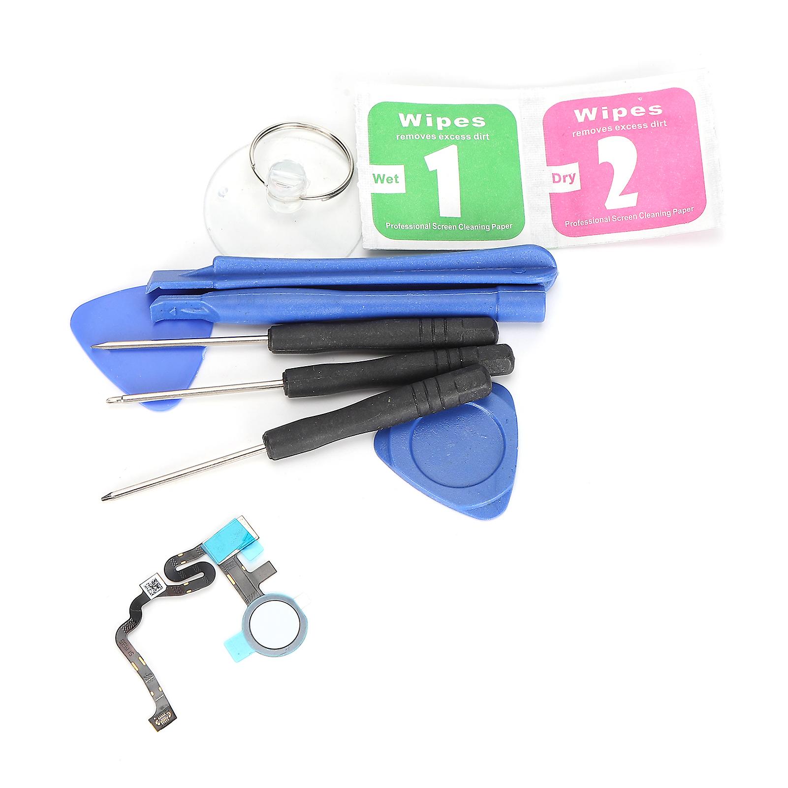 Google Pixel 4A Home Button Flex Cable with Fingerprint Sensor - Easy Install White