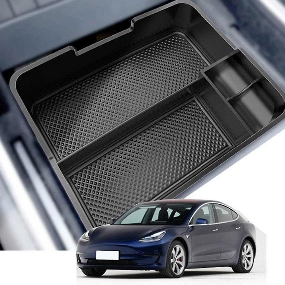 for Tesla Model 3 Center Console Armrest Storage Box Organize r Tray 2017-2020