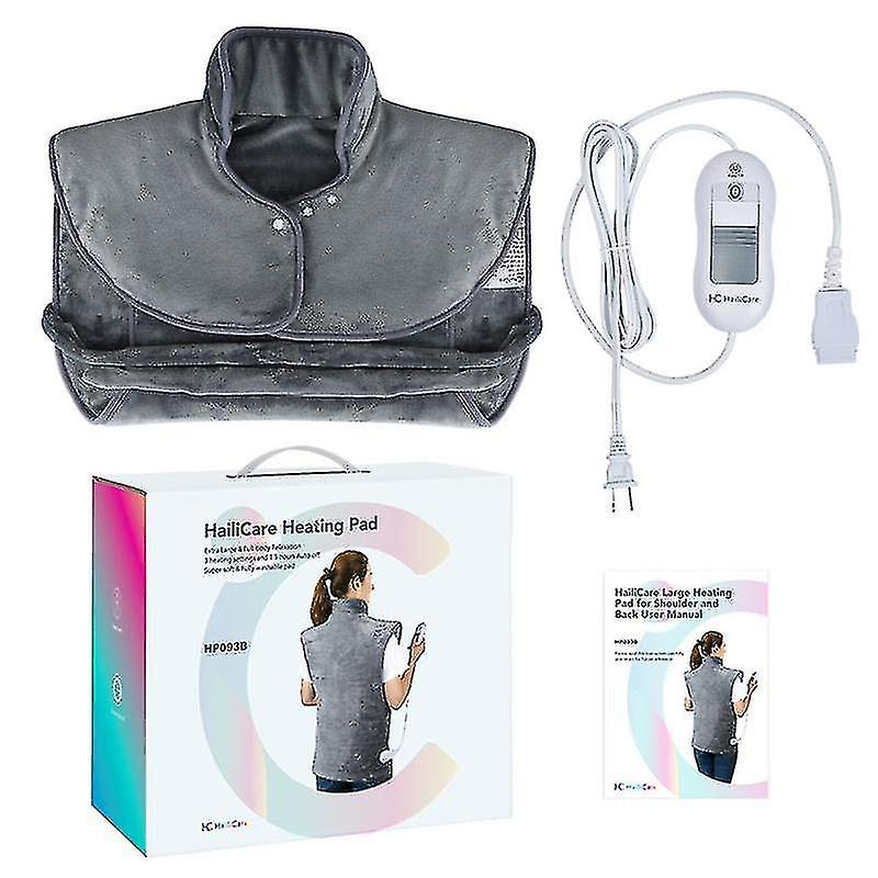 Electric Large Heating Pad Blanket Back Shoulder Fast-heating Shawl Wr