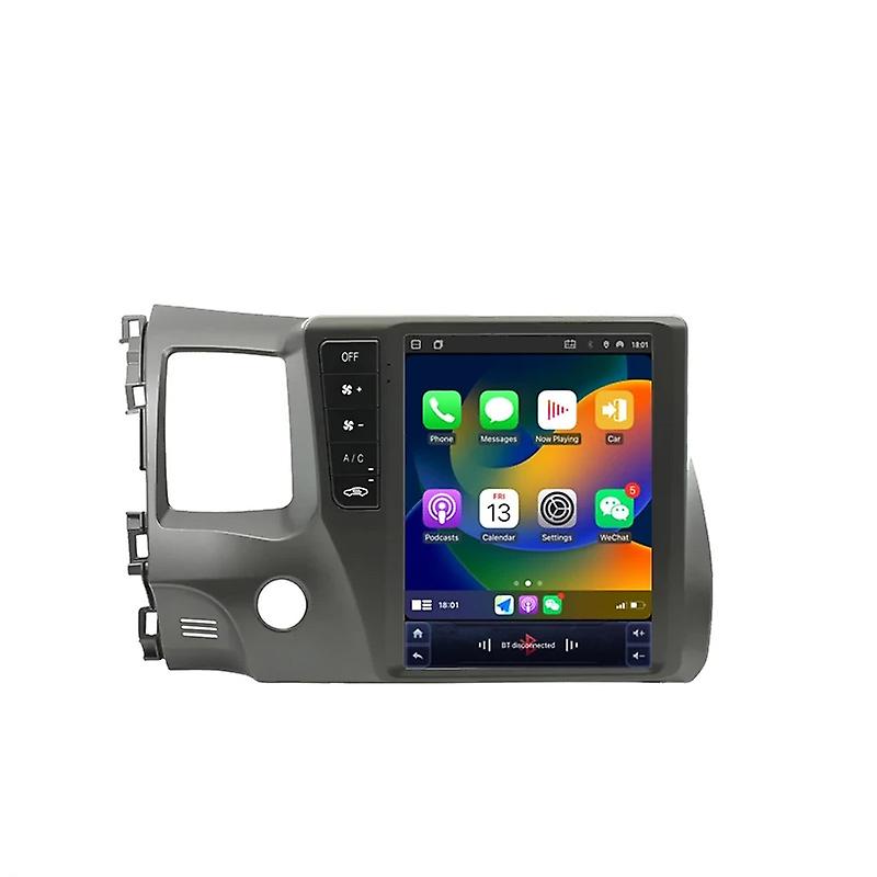 9.7inch Tesla Style Radios 2din Carplay Android Auto For Honda Civic 2006-2011 Car Radio multimedia