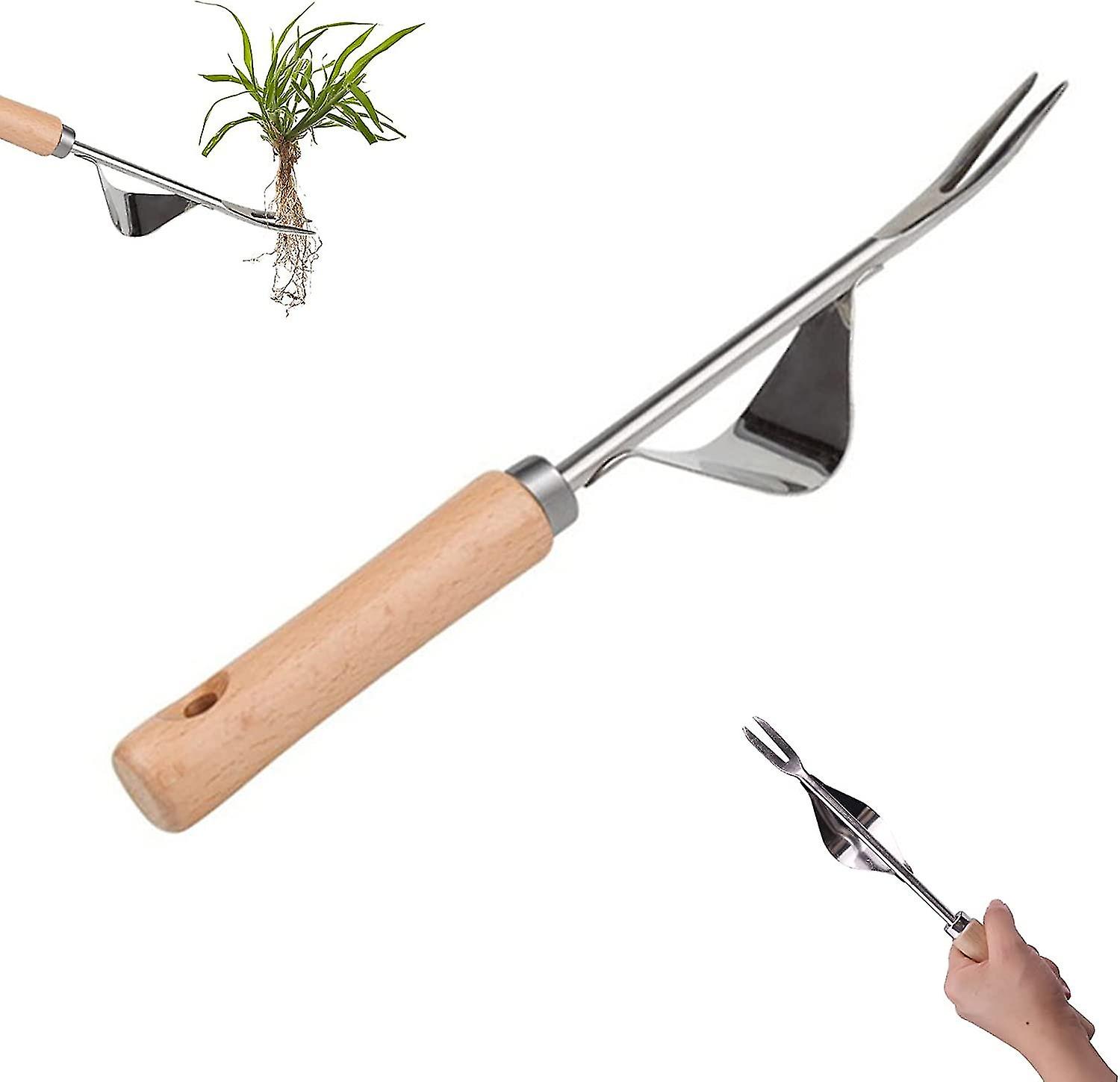 Hand Weed Remover Tool Garden Weed Puller With Long Handle Block Paving Weeding Tool