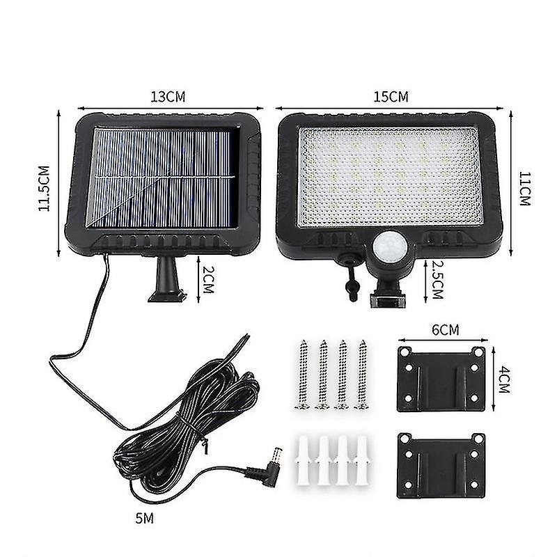 56 LED Solar Wall Light Motion Sensor Light Outdoor Garden Security Night Light