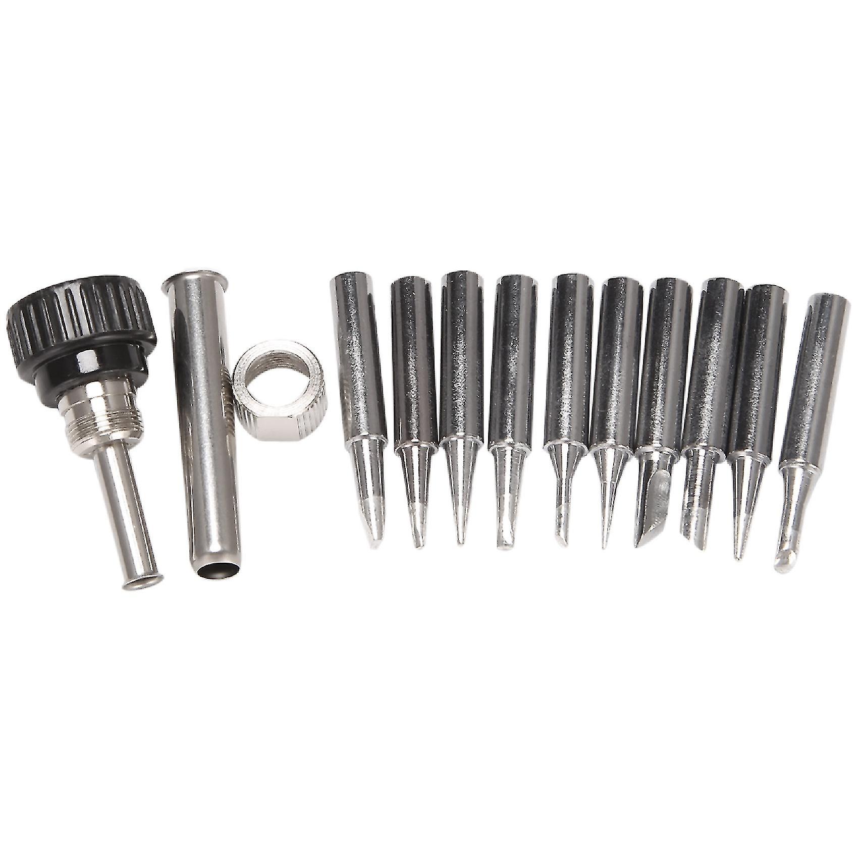 11pc/lot 900m-t Soldering Iron Tips Welding Tip 900m-t-i/b/k/1.2d/1.6d/2.4d/3.2d/2c/3c/4c Heating E