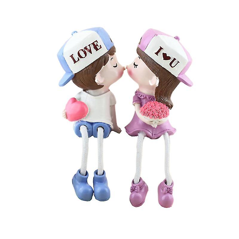 1pair Kiss Lovers Decoration