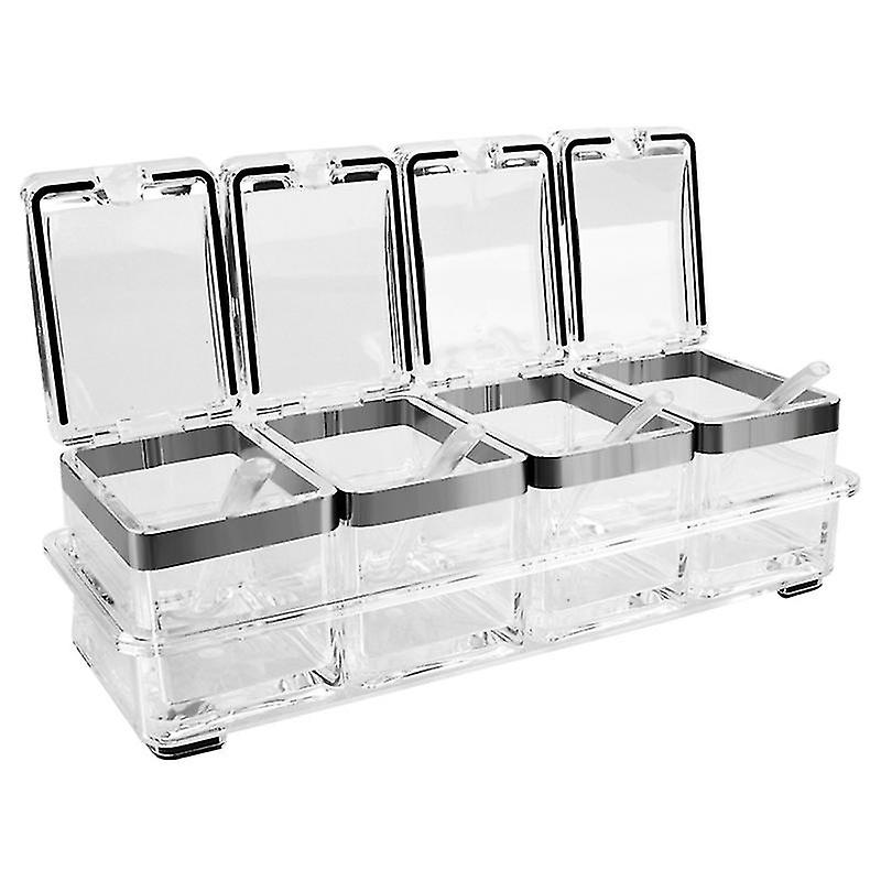 4pcs Condiment Box