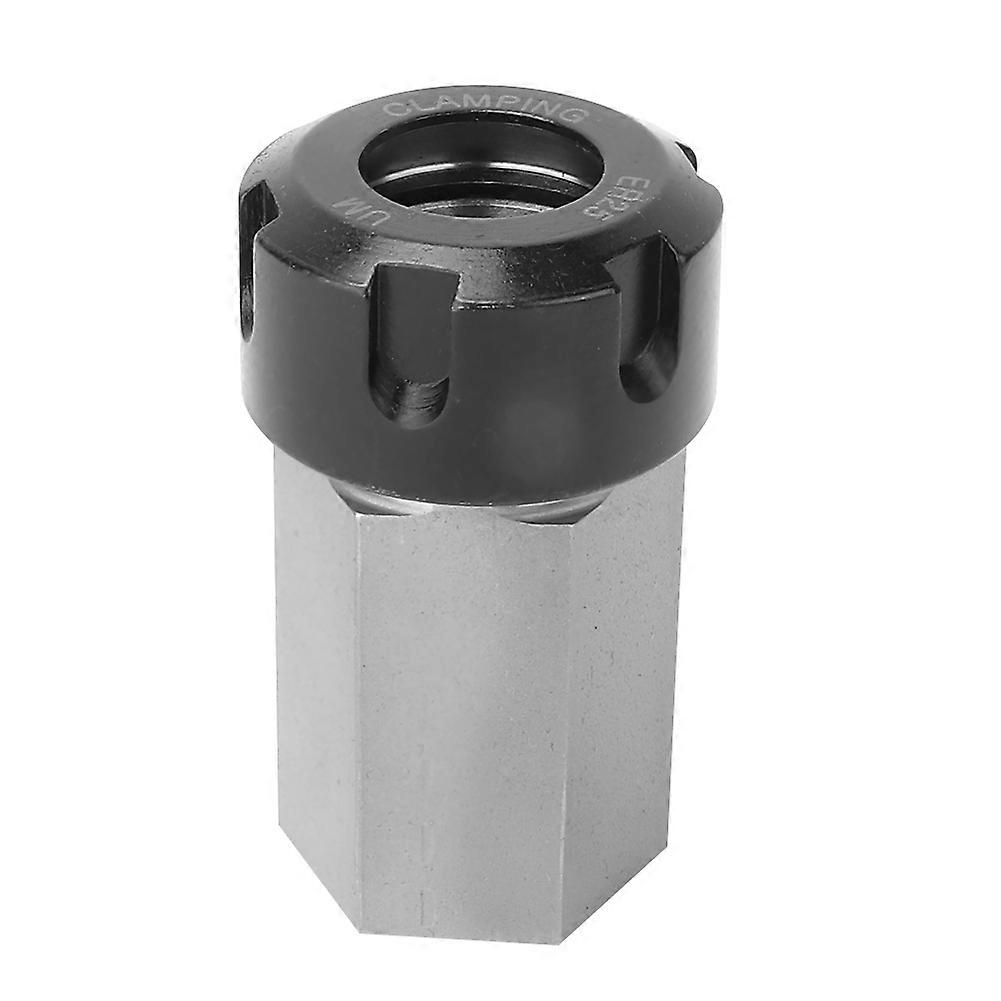 ER25 Collet Block Chuck Collet Holder for Lathe Engraving Machine (Hex)