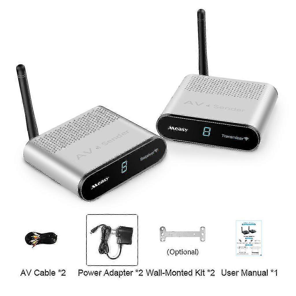 Wireless Audio Video Transmitter Receiver Sender Stereo Tv Av220 2.4g-eu -l28