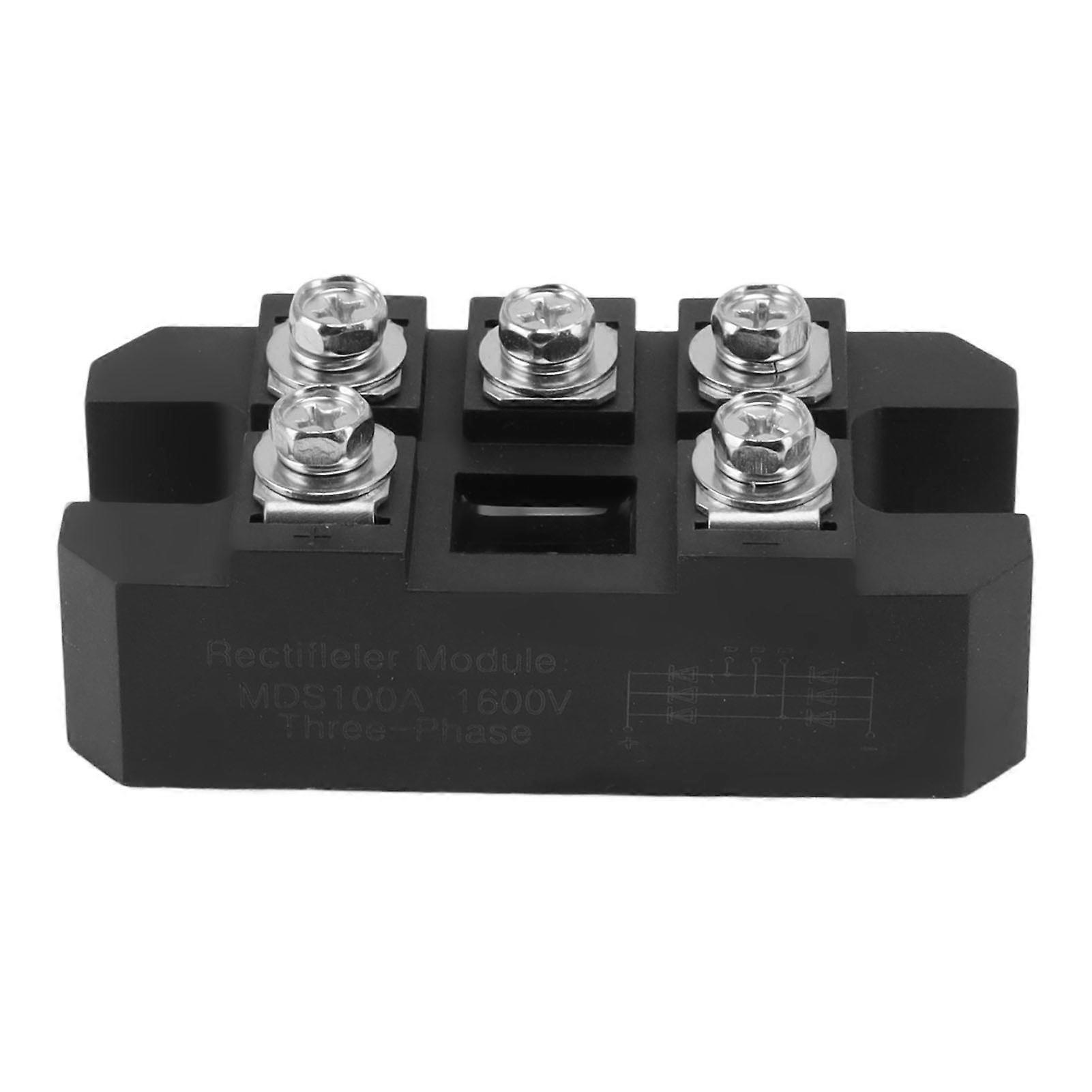 Bridge Rectifier 3 Phase Diode 5 Terminal 100a 1600v Rectifier Module Mds100a For Charging