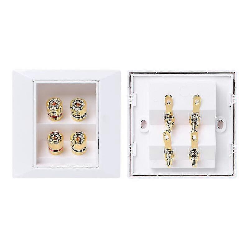 Wall Socket Audio Video Panel Speaker Junction Box Power Outlet